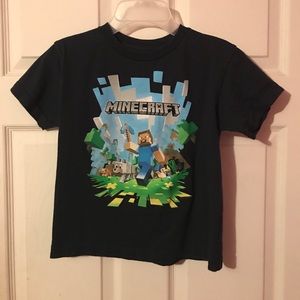 Minecraft Graphic T-Shirt Boys Small S 8